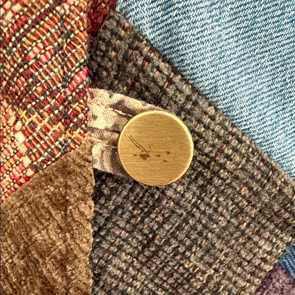 Reversible Patchwork Multicolor Vest - Picture 3 of 8